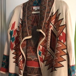 Bo Bob Western Cardigan Sweater S